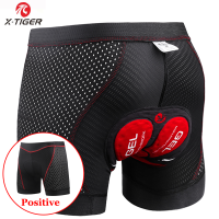 X-Tiger Anti-Slip Belt Cycling Underwear Summer Shockproof MTB Bike Cycling Shorts Breathable Mesh Bike Underpants For Men