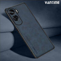 Vantime สำหรับ Honor 90 Lite 5G X6 X6a 4G X8 เคสหนัง PU ฝาครอบเลนส์ Matte Slim Back เคสกันกระแทก