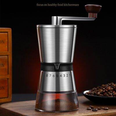 （HOT NEW）อุปกรณ์เสริม Knot Espresso SpiceCoffee Grinder6/8 Gears เครื่องชงกาแฟแบบปรับได้