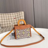 COAbag C6164 C5465โกง17ในลายเซ็นปักผ้าทอแจ็คการ์ดกระเป๋าสะพาย Crossbody กระเป๋าถือสตรี