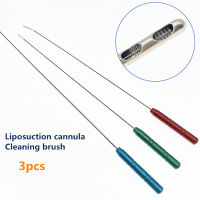 3pcsset Cleaning brush Fat Stem Cell Liposuction cannula cleaning cannula brush