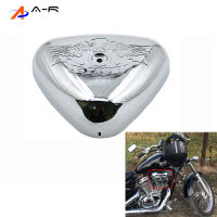 For HONDA STEED 400 600 VLX VLX400 VLX600 1988-1998 Chrome Plastic Air Filter Cover Cap Air Intake Cleaner Protective shell