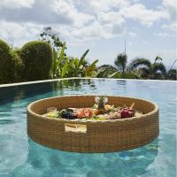 ✉△ Plate Basket Round Floating Outdoor Hotel