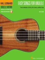 Easy Songs for Ukulele Hal Leonard Ukulele Method Ukulele Songbook Softcover Audio Online