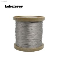 ♘☃ 1.0mm Diameter 10Meters Stainless Steel Wire Rope Flexible Cable Fishing Rope Waterproof Antirust Lifting Cable