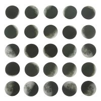 45 Pcs Cute Creative Moon Mini Paper Sticker Decoration Ablum Diary Scrapbooking Label Sticker Stationery