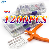 คีมเครื่องมือ 400-1200PCS โลหะ Snap เย็บปุ่มหนา Snap Fastener Kit DIY หัตถกรรมสำหรับติดตั้งเย็บเสื้อผ้ากระเป๋า-sheguaecu