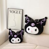 Comfortable Cushions Black Cartoon Pattern Cute Soft Pillow Plush Toy Decoration