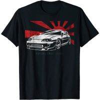 เสื้อยืด พิมพ์ลายรถยนต์ Jdm Supra MK4 สไตล์ญี่ปุ่นเรโทร แฟชั่นวินเทจ สําหรับผู้ชายS-5XL