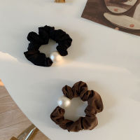 2pc solid pearl High Elasticity Hair Ties Girls for Women girls Hair Rings Rope Accessories Gum Ponytail holer Scrunchies