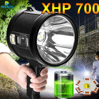 CWXP70พลังงานสูง Led ชาร์จไฟฉายไฟฉายที่มีประสิทธิภาพไฟฉายสปอตไลแสงแบบพกพาที่มี9000มิลลิแอมป์ชั่วโมง