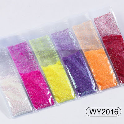 [Veli Shy] 6กริดกระเป๋าทำเล็บแผ่นยาทาเล็บสีสันเกล็ดฟอยล์สำหรับทำเล็บ