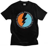 2023 NEWElectric วิศวกรเสื้อยืดสำหรับผู้ชายเสื้อยืดผ้าฝ้ายสไตล์ประเดิมแขนสั้นช่างไฟฟ้าของขวัญเสื้อยืดติดตั้งเสื้อผ้า