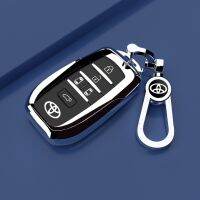 TPU รถ Remote Key Fob Cover Case พร้อมพวงกุญแจสำหรับ Toyota 2022 Sienna