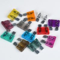 100Pcs Profile Medium Size Blade Type Car Fuse Assortment 2/3/5/7.5/10/15/20/25/30/35/40/45/50A Auto Car Truck Fuse Set Fuses  Accessories