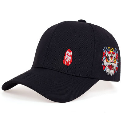 Fashion Chinese Style Embroidery Baseball Cap Summer Sun Protection Dad Hat Leisure Outdoor Sports Caps Men Trucker Hats Golf Hat