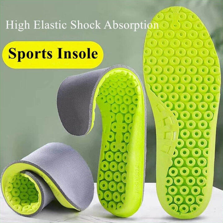 【PrettySet】Antiodor High Elasticity Insoles Men Absorb Sweat Shock Nut