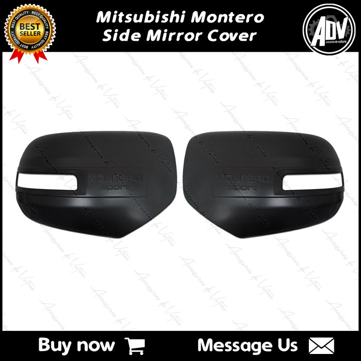 Mitsubishi Montero 2012-2015 Side Mirror Cover with Hole for Led Lights ...