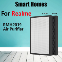 แผ่นกรอง Hepa คาร์บอนแบบ2 In 1สำหรับ Realme อายุการใช้งาน RMH2019เครื่องกรองอากาศ