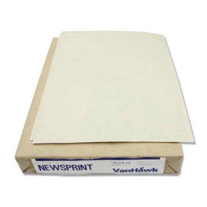 NEWS PRINT SHORT BOND / LONG BOND / A4 Newsprint 500 sheets Paper