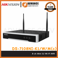 HIKVISION เครื่องบันทึกNVR DS-7108NI-K1/W/M(C) รองรับกล้อง 8 ตัว รับความละเอียดสูงสุด4ล้าน