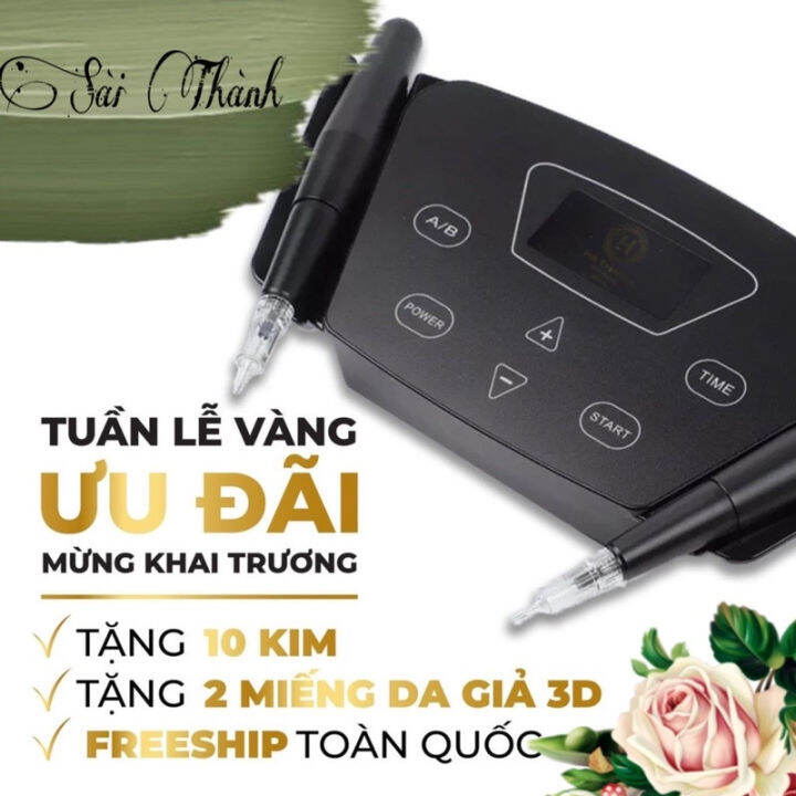 Máy Phun Xăm Máy Kỹ Thuật Số Black Pearl 3 Hai Máy Lazadavn #46 Máy Phun Xăm Máy Kỹ Thuật Số Black Pearl 3 Hai Máy Lazadavn