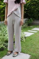 prettythingonme Olivier Pant -สี lavender Grey กางเกงขาม้า เก็บทรง ผ้าBMไม่อัดกาว ผ้านิ่มผ้าทิ้งตัว ใส่สบายมากๆ