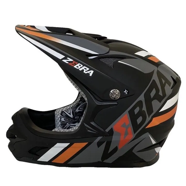 zebra helmet motocross