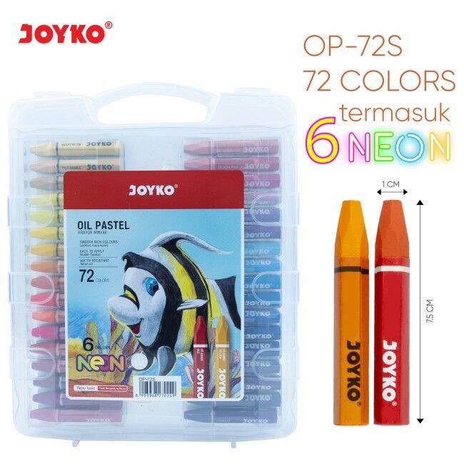Crayon Joyko Oil Pastel 72 Warna Lazada Indonesia