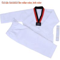 ☫・ Uniforme Judo Gi Wtf Poliéster-Algodão Manga Longa Curto Taekwondo Ternos Para Crianças TO Equipde Kickboxing