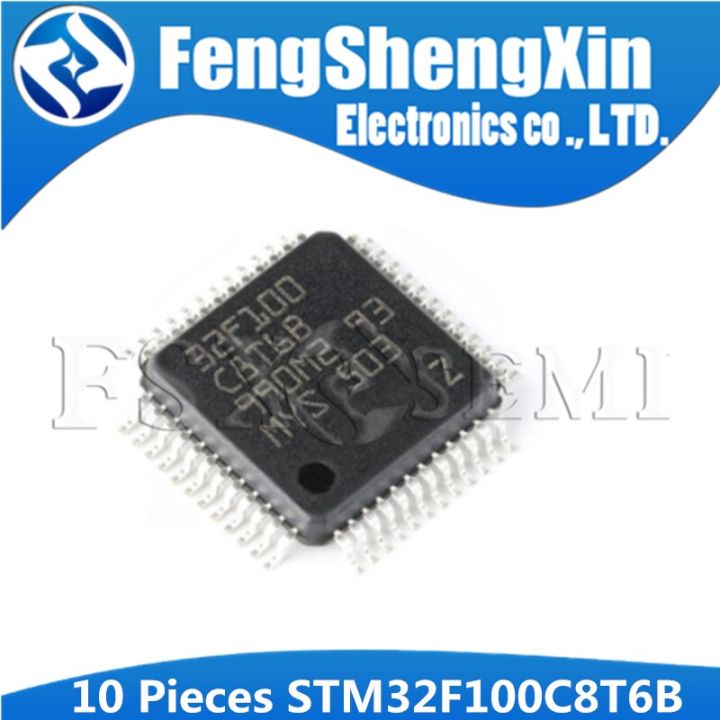 10pcs/lot STM32F100 STM32F100C8T6B STM32F100C8T ARM microcontroller  LQFP-48