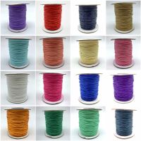 10yards 0.8mm Colorful Waxed Cotton Cord Waxed Thread Cord String Strap Necklace Rope For Jewelry Making For Shamballa Bracelet