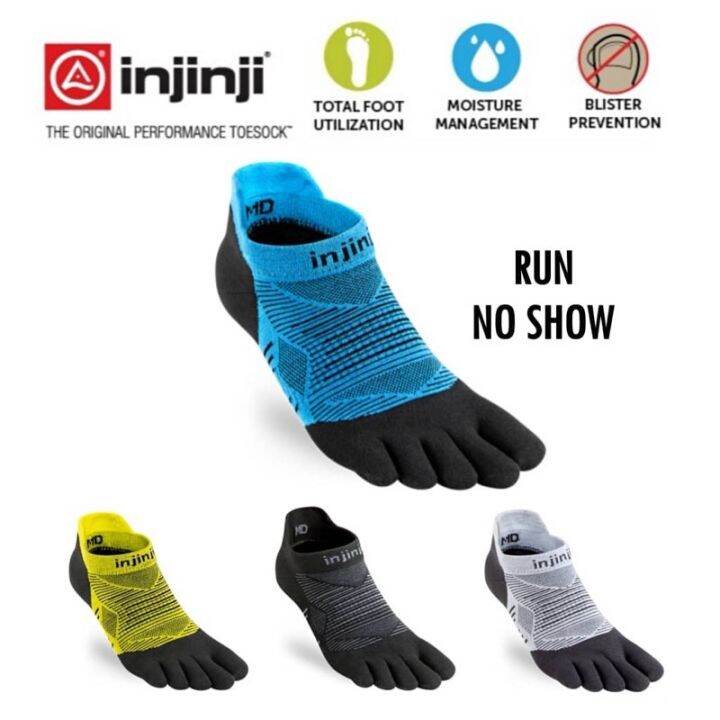 Injinji RUN NO SHOW SPECTRUM ToeSocks/Five Finger Socks Running Gym