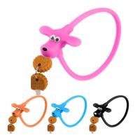 Bike Lock for Electric Bike Ebike Lock Cartoon Bicycle Locks Silicone Bike Locks High Security Electric Scooter Lock Cute Dog Anti-Theft Locks competent