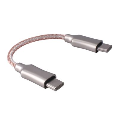 1 Buah Kabel OTG Amp Decoding Portabel Tipe C Ke Kabel Rekaman Tipe C Kabel Audio 8-Core untuk Adaptor OTG Headphone Hifi