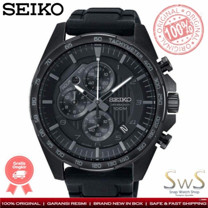 Jam Tangan Pria Seiko Chronograph SSB327 P1 SSB327P1 Original