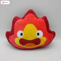 น่ารักสร้างสรรค์จำลองการ์ตูน Calcifer ยัดไส้ตุ๊กตาหนานุ่ม Boneka Mainan จำลองสำหรับตุ๊กตา Grabber เครื่องก้ามปู