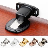 ♈❁ 1pcs Alloy Door Stops Magnetic Door Stopper Non-punch Six Colors Available Door Holder Hidden Doorstop Furniture Door Hardware