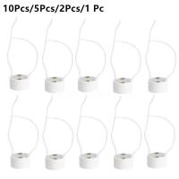 【hot】□  10Pcs /5Pcs /2Pcs /1Pc GU10 Socket Bulb Halogen Lamp Holder Base Wire Bases