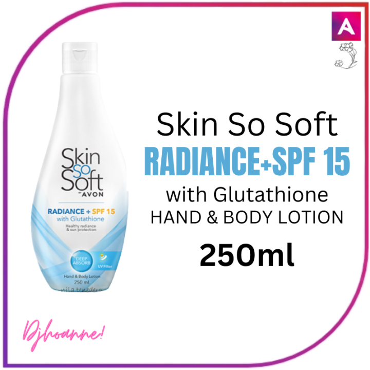 AVON SKIN SO SOFT 250ml lotion (ULTRA RADIANCE- SILKY MOISTURE ...