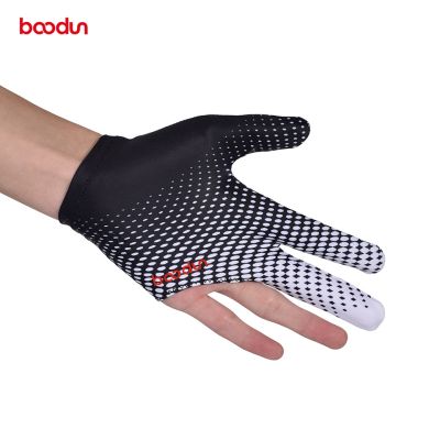 Boodun 1PCS Cue Billiard Pool Shooters 3 Fingers Gloves Billiard Gloves Snooker Gloves High Quality Billiard Accessories