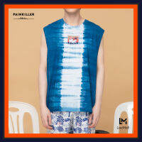 (PAINKILLER x GOOD GOODS) TANK (LOOSE-FIT) COLON / เสื้อมัดย้อม ม่อฮ่อม เสื้อแขนกุด โอเวอร์ไซส์ เสื้อยืด เสื้อผ้าผู้ชาย เพนคิลเลอร์ / tank top menswear PAINKILLER / SS23