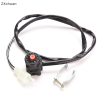 ZXchuan รถจักรยานยนต์ฆ่าสวิทช์สีแดงปุ่มกดแตร Starter Dirt BIKE ATV UTV dual SPORT