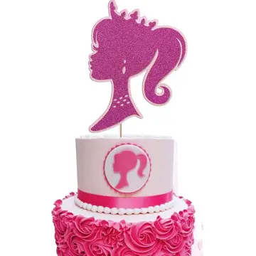 LARGE BARBIE HEAD - Silhouette Cake up to 20 servings (18.5