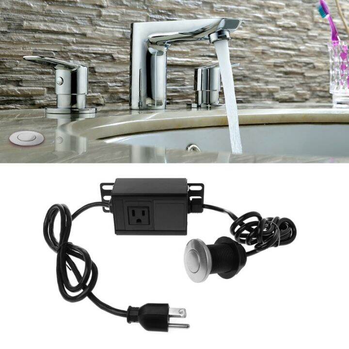 sink-top-air-switch-kit-ส่วนกำจัดขยะสวิตช์อะแดปเตอร์ในตัว