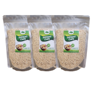 HCM3 gói hạt yến mạch cán vỡ Lets Nuts làm ngũ cốc giảm cân bột yến mạch