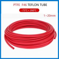 1/2เมตรสีแดง ID 1mm ~ 16mm หลอด PTFE Tube F46 ท่อเทฟลอนข้อมูลจำเพาะหลายท่อท่อโปร่งใสสูง