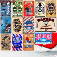 【HOT】❏ 20x30cm BARBER Metal Tin Signs Bar Decoration Plaque Haircuts Wall Poster Stickers