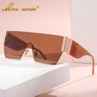 2021 New Oversized Square Sunglasses Women Luxury Brand Rimless Sun Glasses For Men Frameless Sunglass Vintage Ladies Eyewear