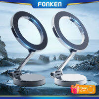 FONKEN Mag/ ที่วางโทรศัพท์ติดรถที่ปลอดภัยสำหรับรถยนต์,ที่วางมือบนรถสำหรับ I-Phone 14 13 12 11 Xiaomi Samsung กล้องขนาดเล็กเคสแบบนิ่ม